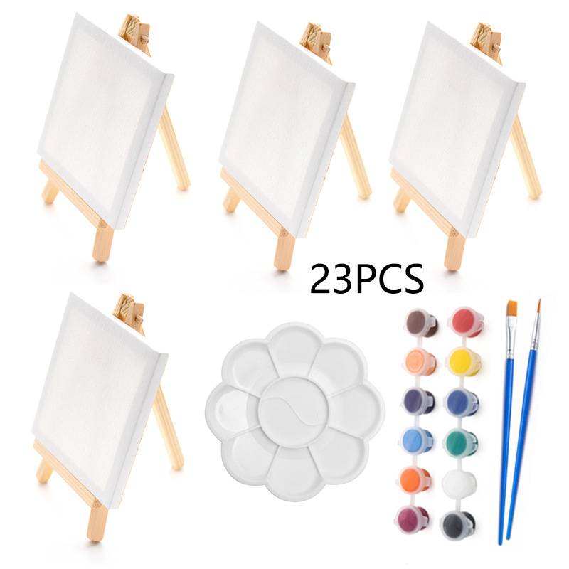 Kids Art Easel - Juego de 23 Piezas de Mini