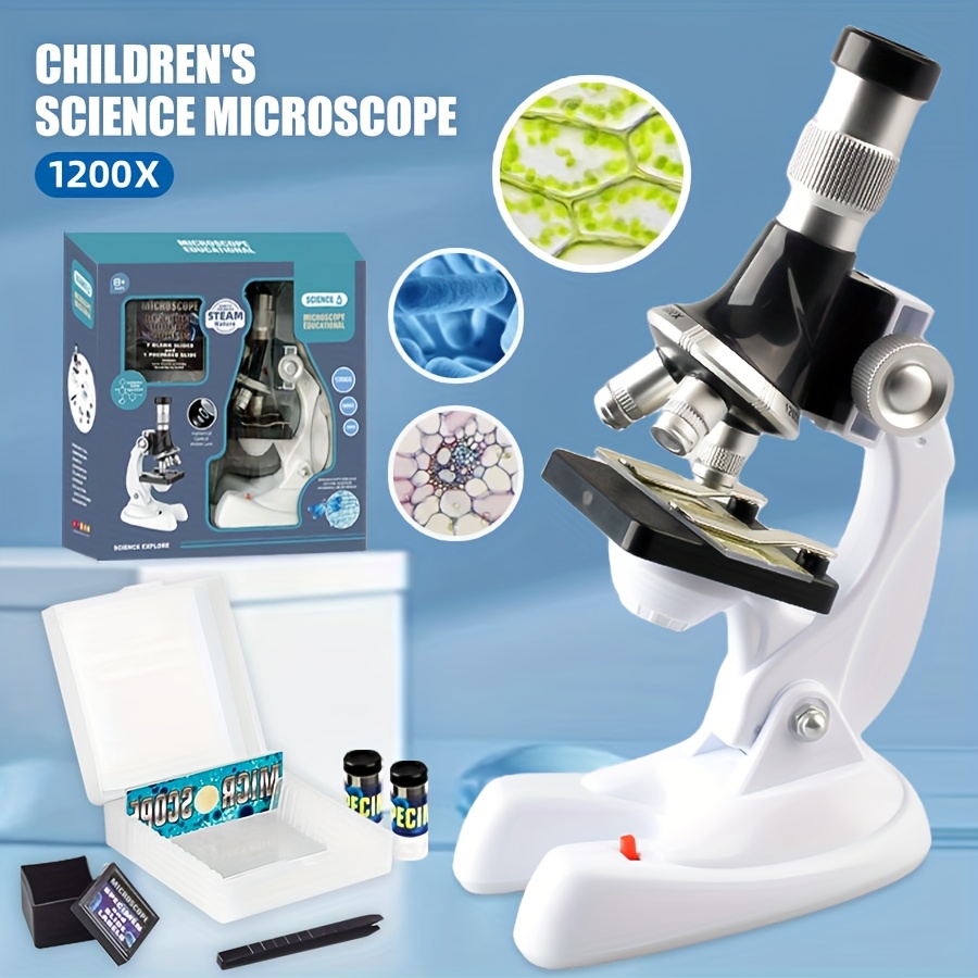 Microscope Kids Science - Kit de Experimentos Científicos STEM con