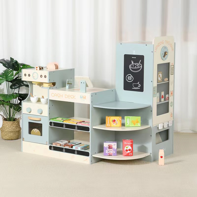 Toy Cash Register - Juego de Juguetes de Madera para