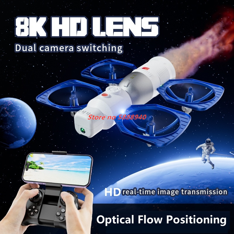 Kids Toys Under $10 - Cámara WIFI FPV HD 8K, Dron