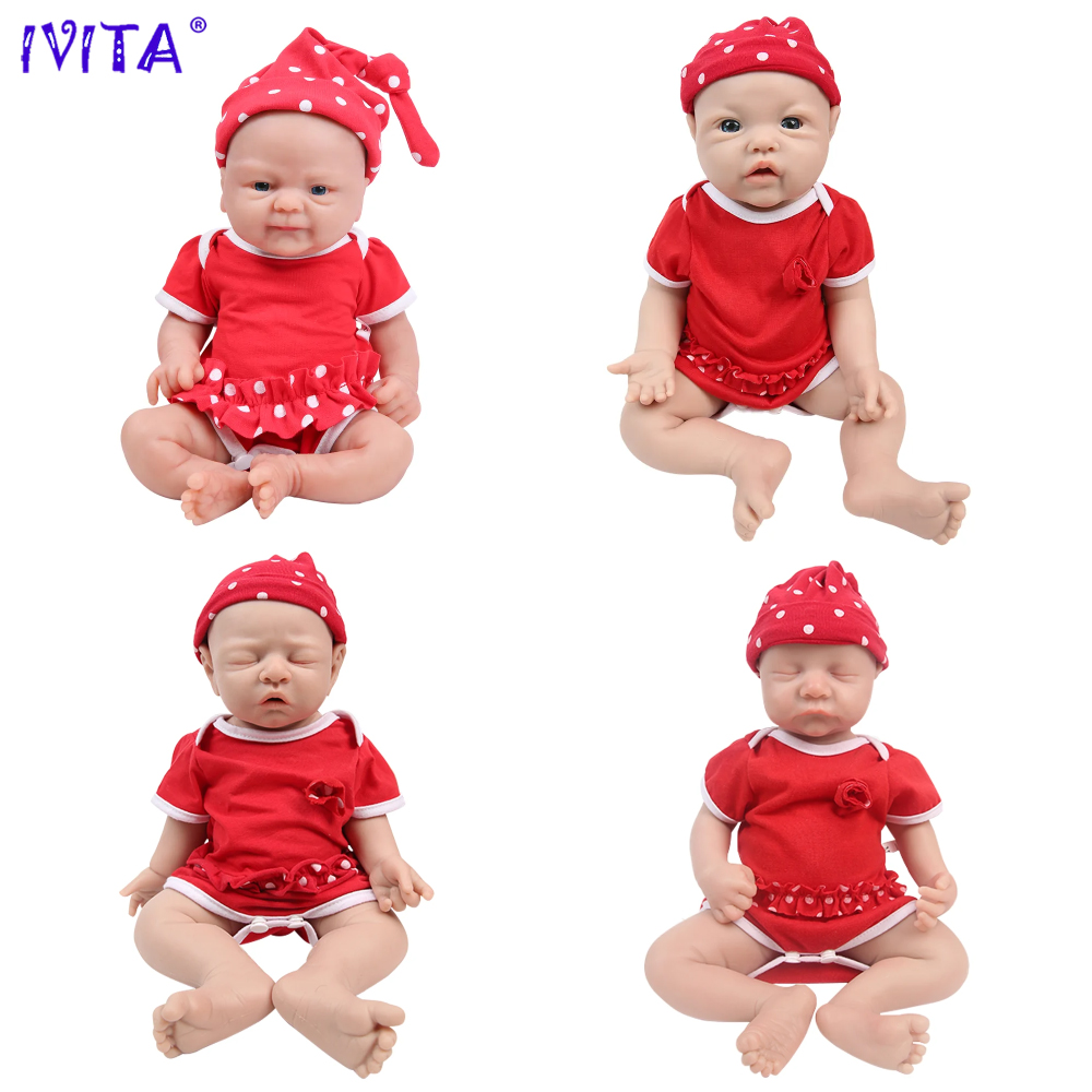 Kids Toys Under 100 - IVITA 100% muñecas Reborn de silicona