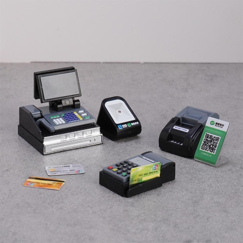Toy Cash Register - Figuras Coleccionables de Plástico, Mini Caja