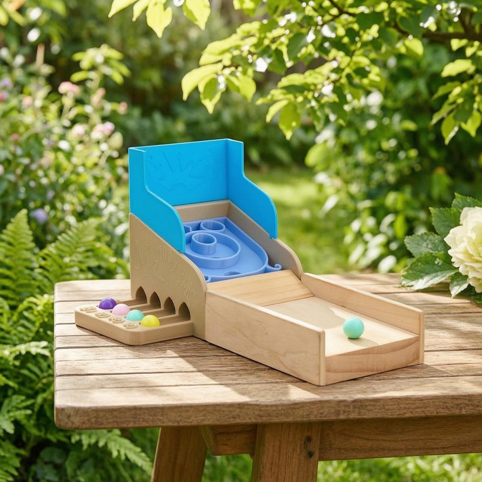 Marble Run Set - Juguete de canicas de madera con