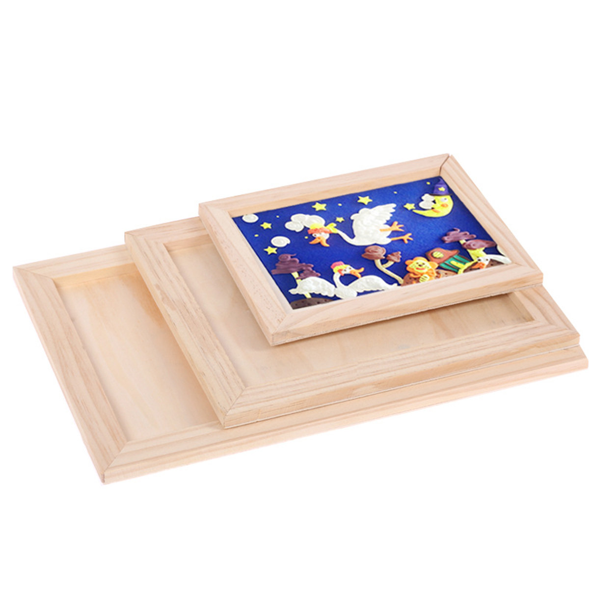 Kids Art Easel - Juego de 2 Marcos de Madera