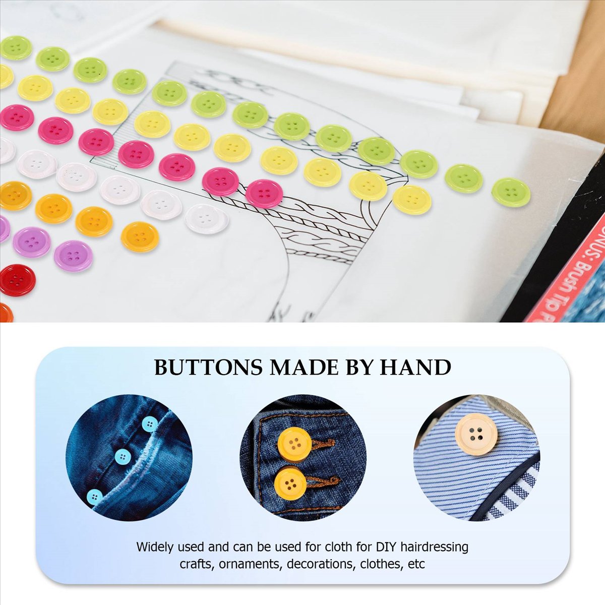 Kids Toys Mall - MALL DIY Juego de 100 botones