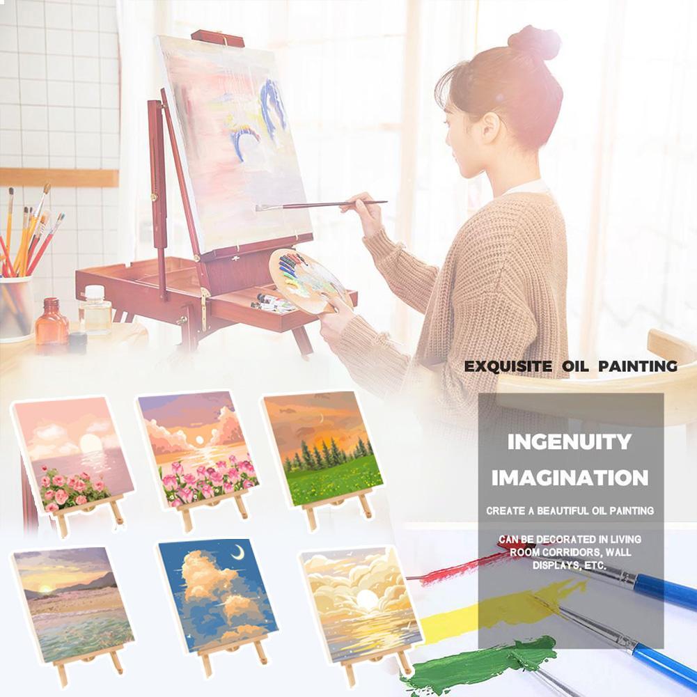 Kids Art Easel - Kit de Pintura por Números DIY