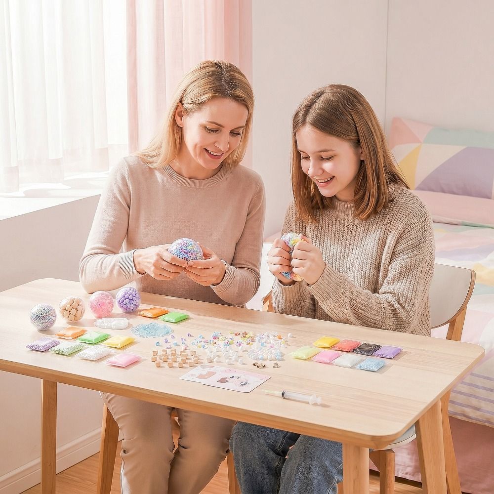 Kit DIY para hacer bolas antie - Slime Making Kit reseña y precio