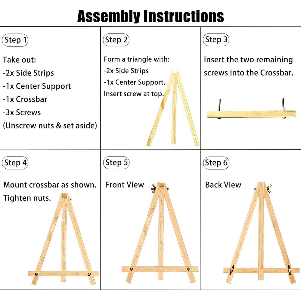 Paquete de 6 Caballetes de Mad - Kids Art Easel reseña y precio