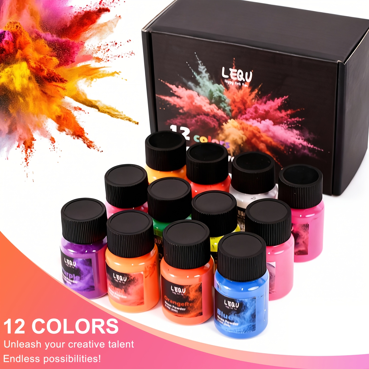 LEQU Polvo de Pigmento de Resi - Slime Making Kit reseña y precio