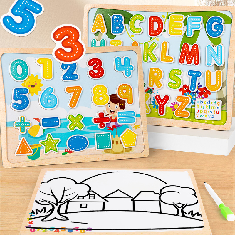 Tablero de rompecabezas magnét - Magnetic Drawing Board reseña y precio