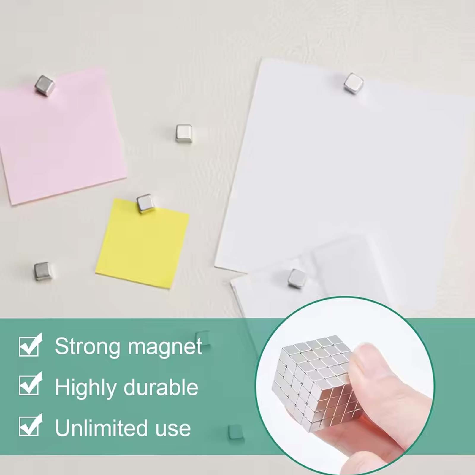 50/100 Uds. Cubos magnéticos c - Magnetic Drawing Board reseña y precio