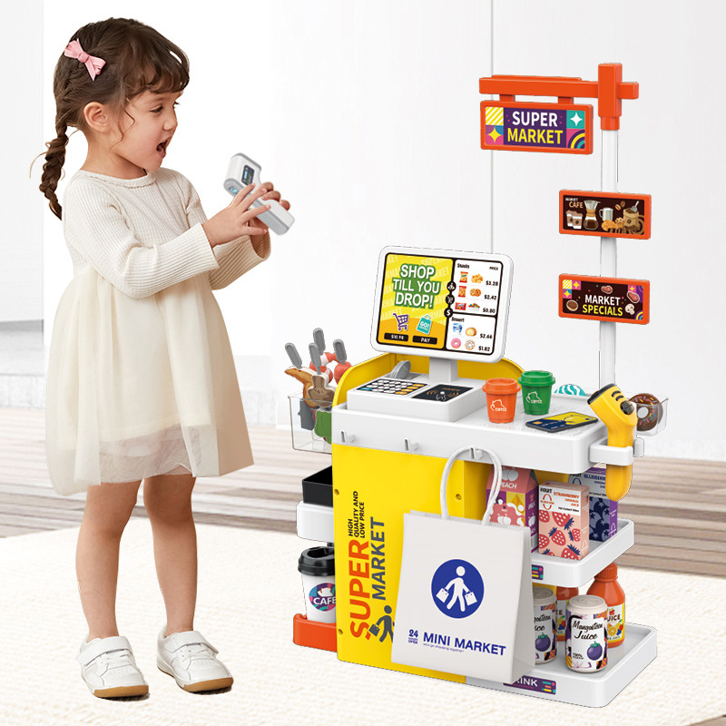 Mini supermercado para niños,  - Toy Cash Register reseña y precio