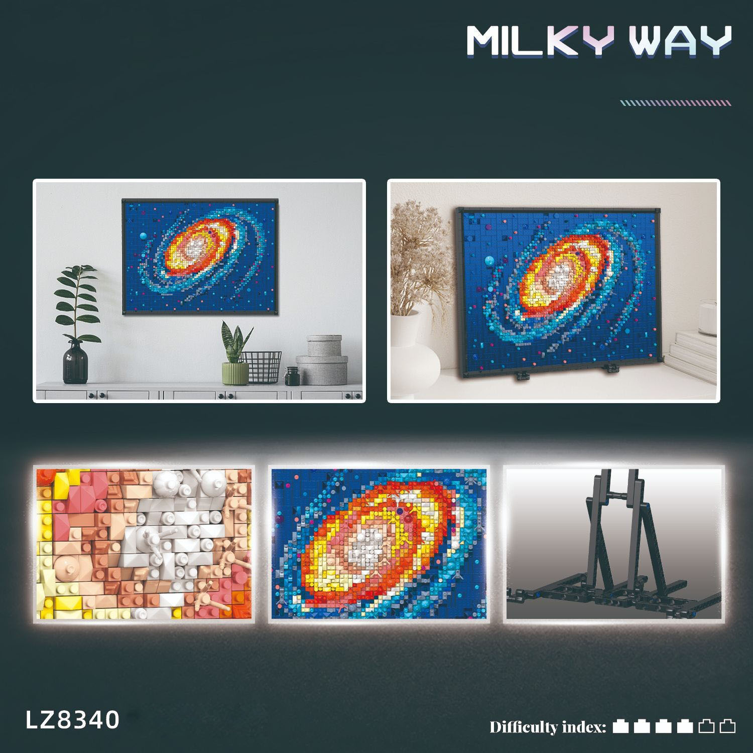 Bloque de pintura Idea, marco  - Kids Art Easel reseña y precio