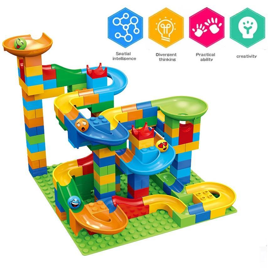 Bloque de riel de carrera de m - Marble Run Set reseña y precio