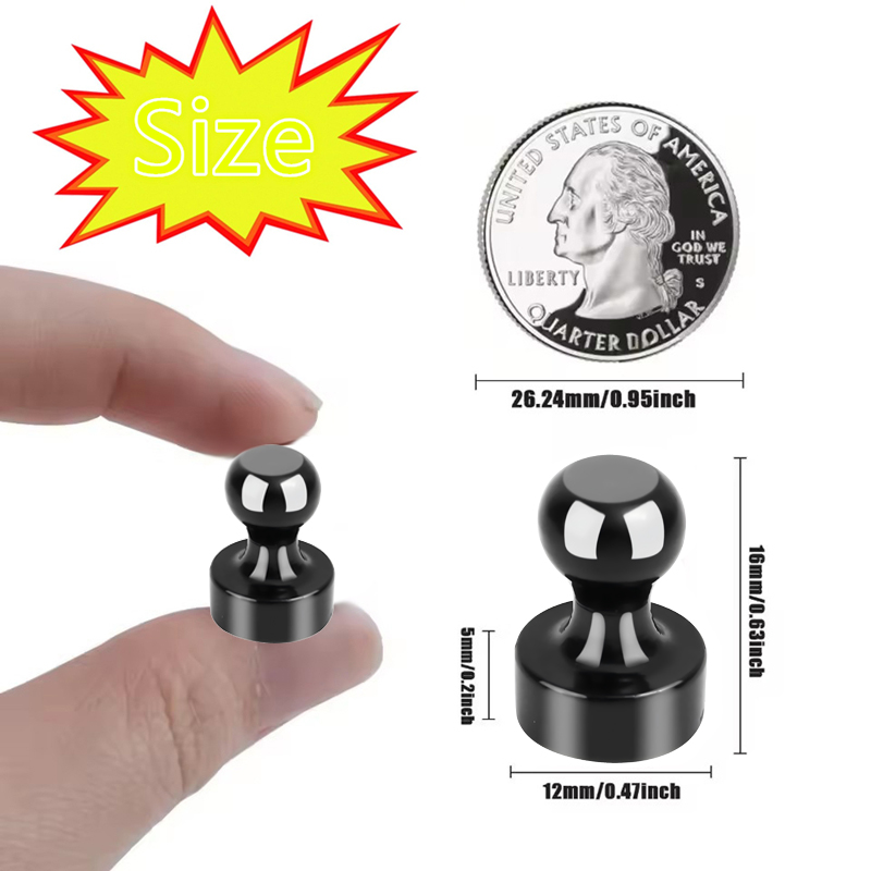 20 imanes magnéticos negros de - Magnetic Drawing Board reseña y precio