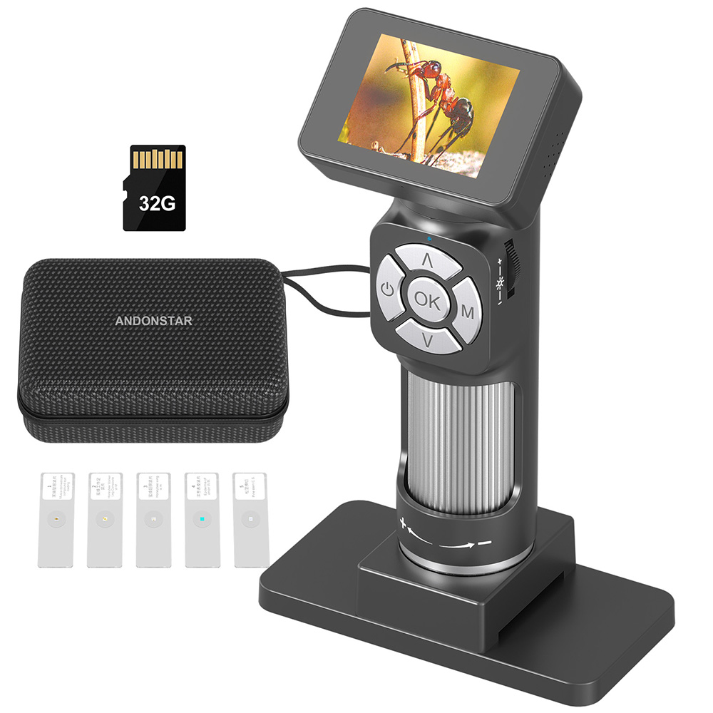 Andonstar nuevo 50x-500x USB n - Microscope Kids Science reseña y precio