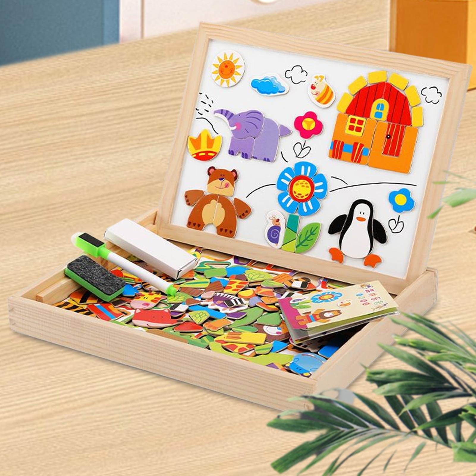 Tablero magnético de madera pa - Magnetic Drawing Board reseña y precio