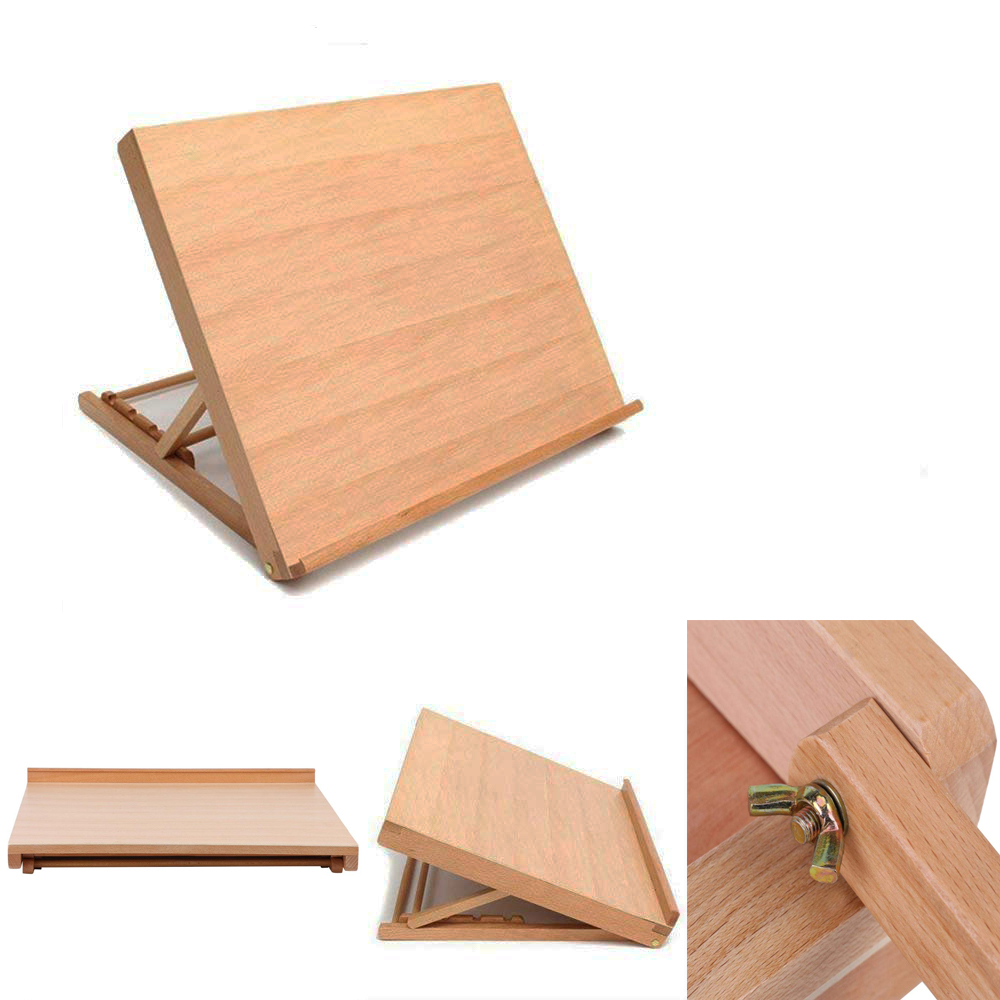 Tablero de dibujo de madera mu - Kids Art Easel reseña y precio