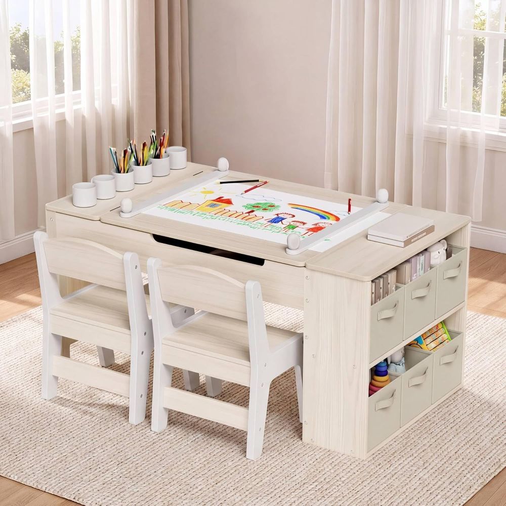 Juego de Mesa y Sillas de Arte - Kids Art Easel reseña y precio
