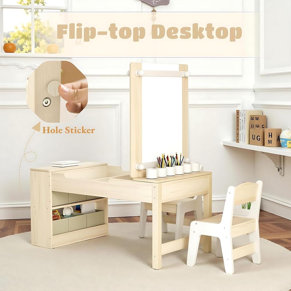 Juego de Mesa y Sillas de Arte - Kids Art Easel reseña y precio