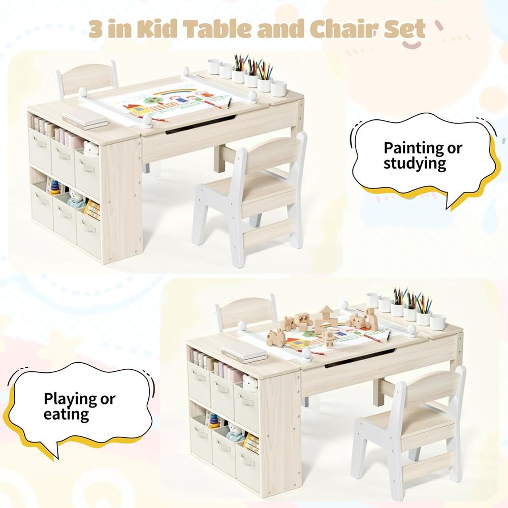 Juego de Mesa y Sillas de Arte - Kids Art Easel reseña y precio