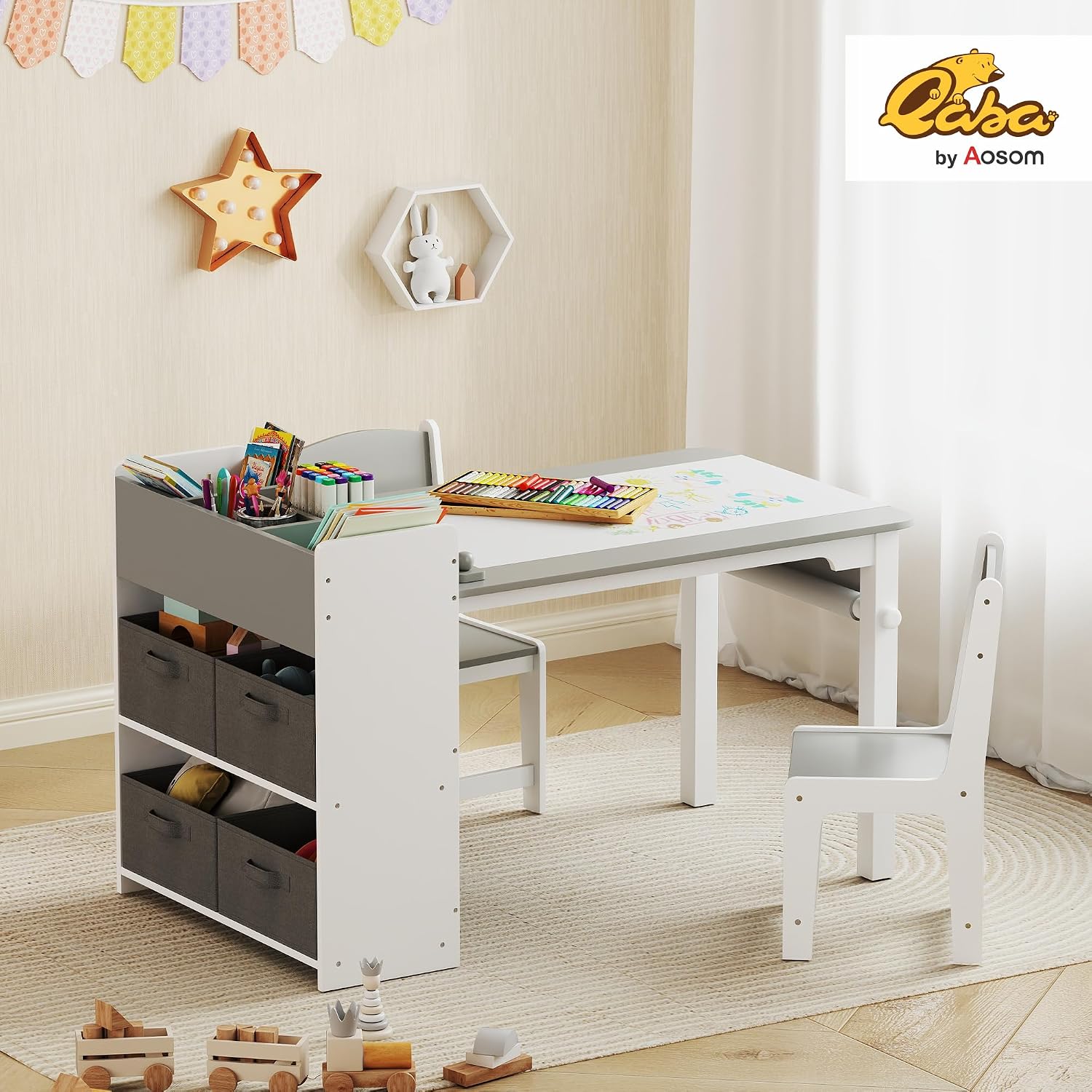 Mesa de Arte y Silla con Cabal - Kids Art Easel reseña y precio