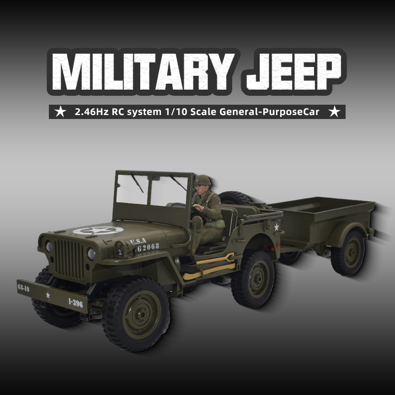 JJRC C8815 Coche RC 1941 JEEP  - Kids Toys Under $10 reseña y precio