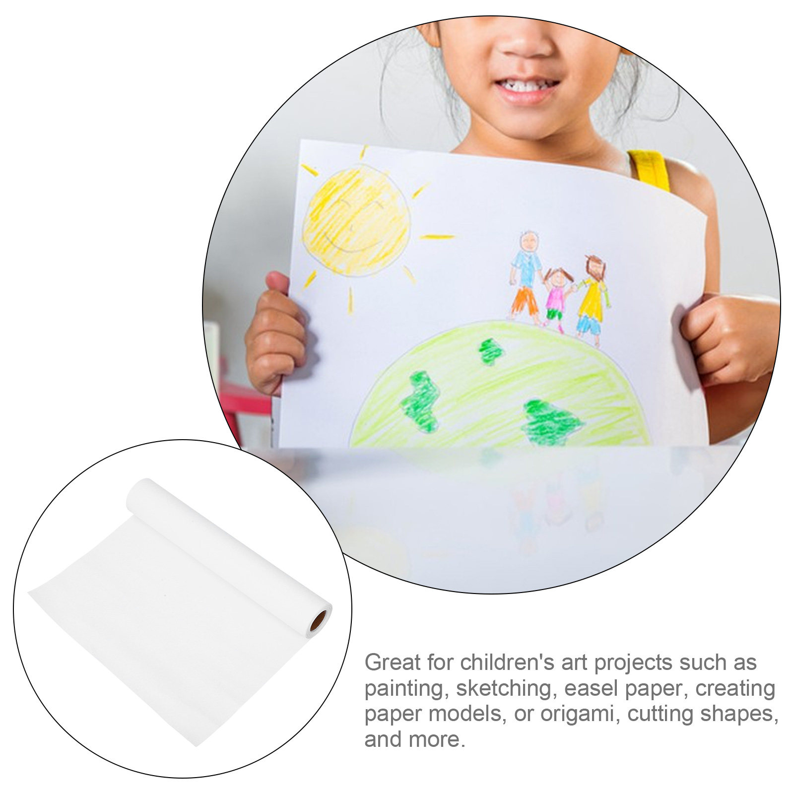1 rollo de papel para dibujar  - Kids Art Easel reseña y precio