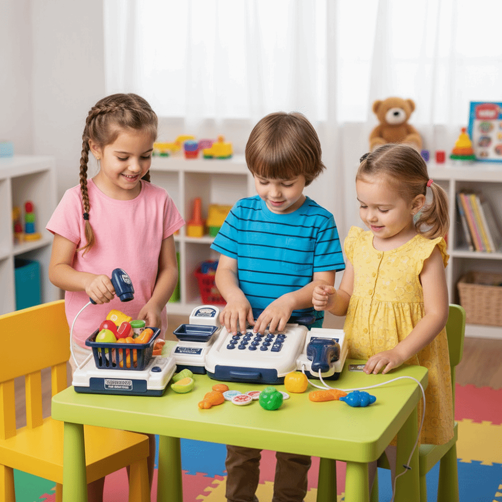 Caja Registradora de Simulació - Toy Cash Register reseña y precio