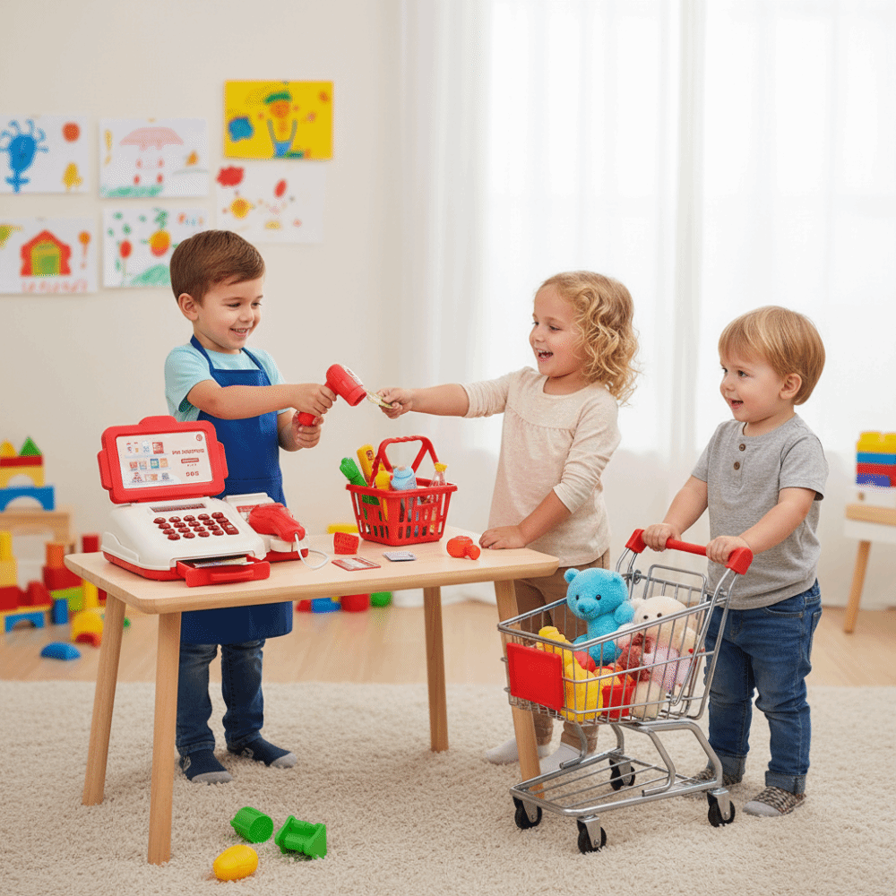 Caja Registradora de Simulació - Toy Cash Register reseña y precio