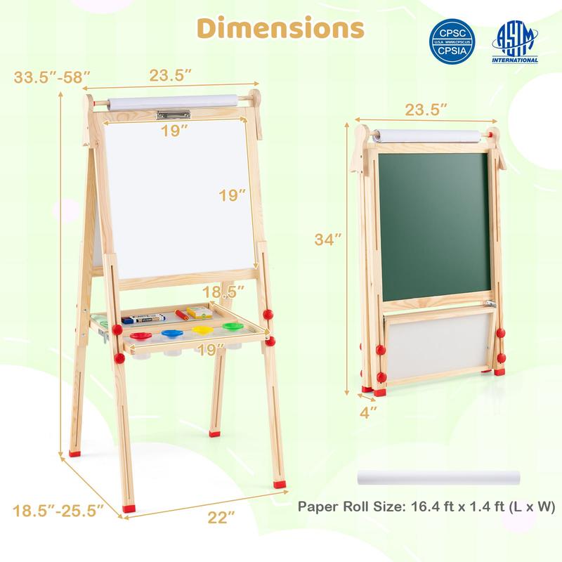 Caballete de Arte Plegable de  - Kids Art Easel reseña y precio