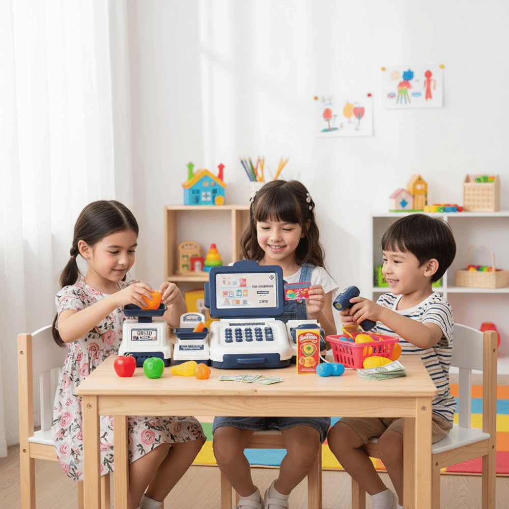 Caja Registradora de Simulació - Toy Cash Register reseña y precio