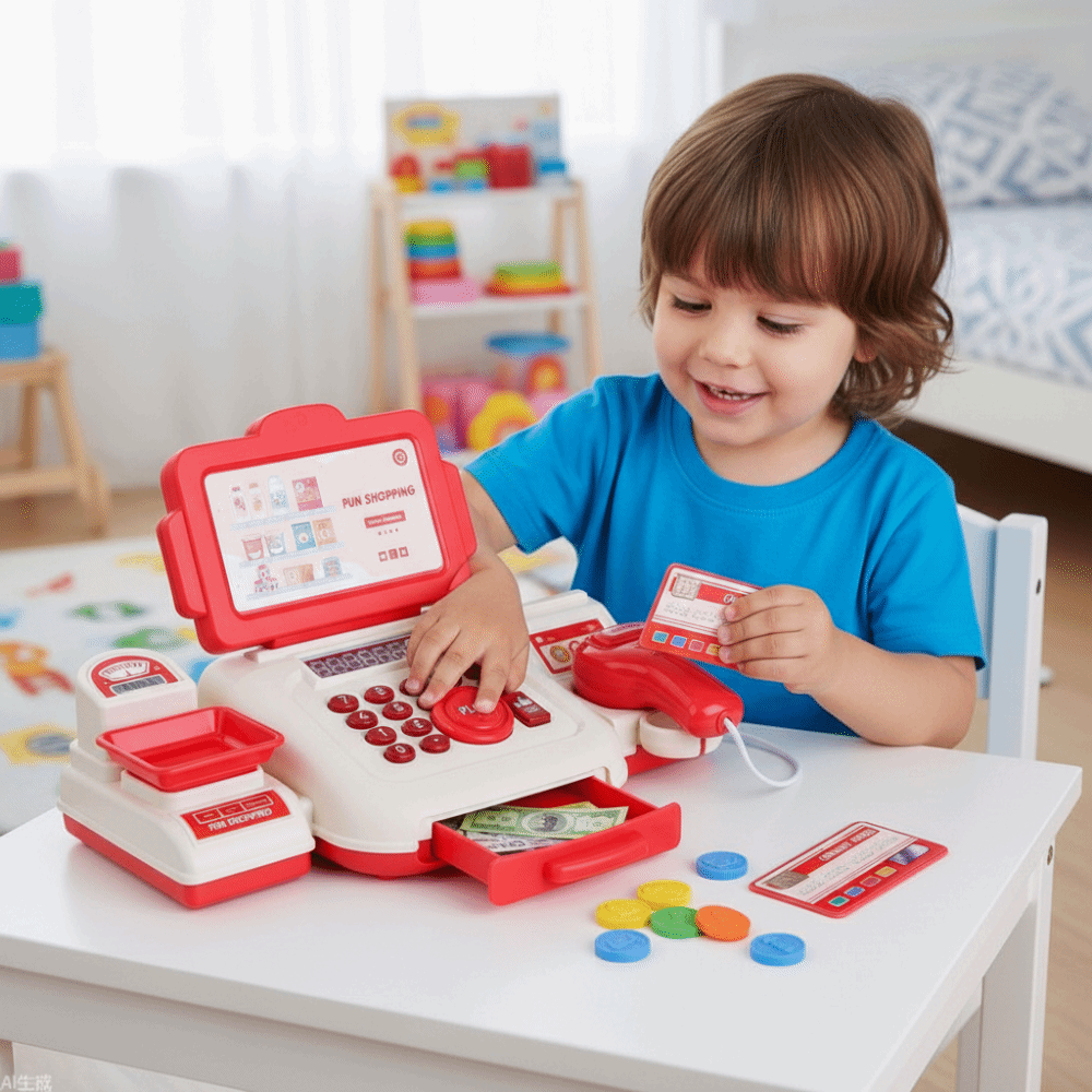 Caja Registradora de Simulació - Toy Cash Register reseña y precio