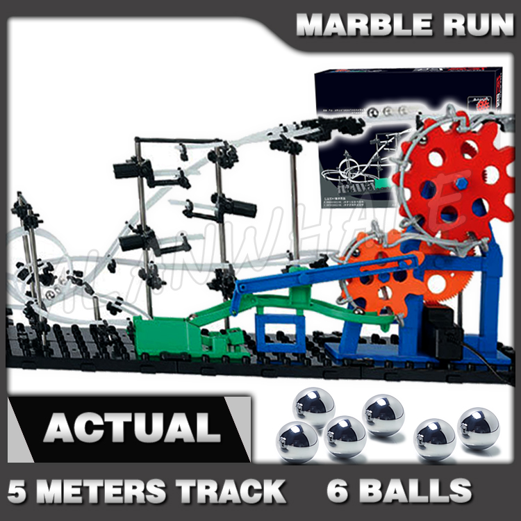 Riel de 560cm, engranaje de ca - Marble Run Set reseña y precio