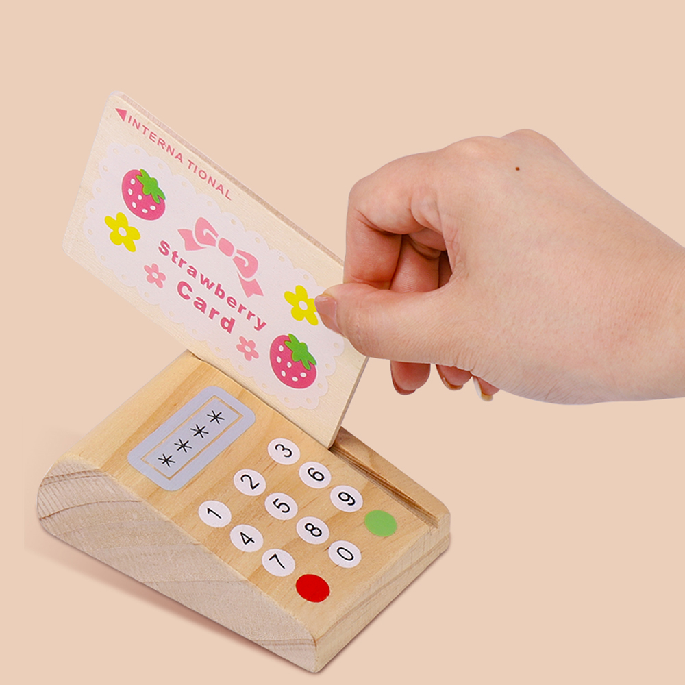 Caja registradora de madera, j - Toy Cash Register reseña y precio