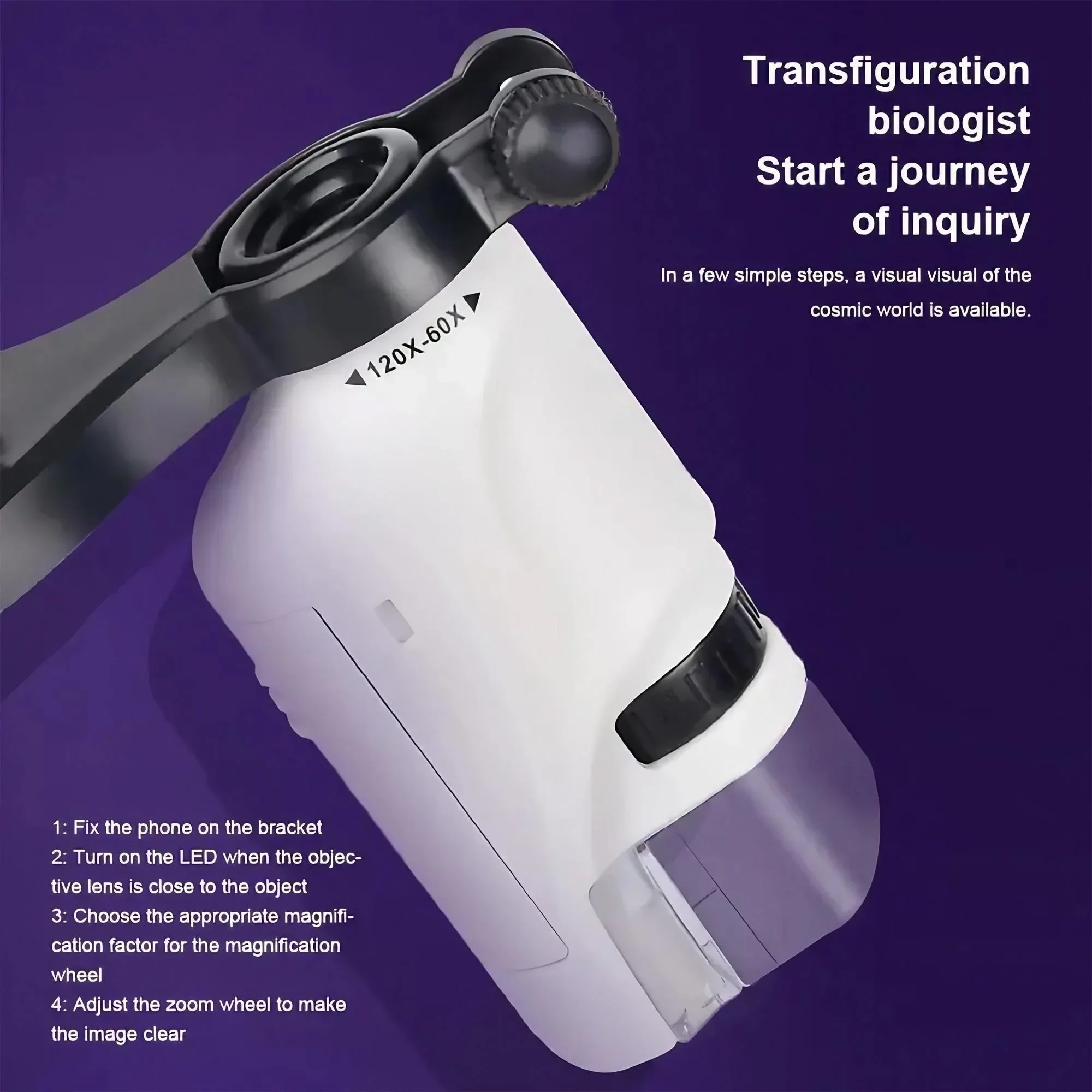 Microscopio Portátil de Mano p - Microscope Kids Science reseña y precio